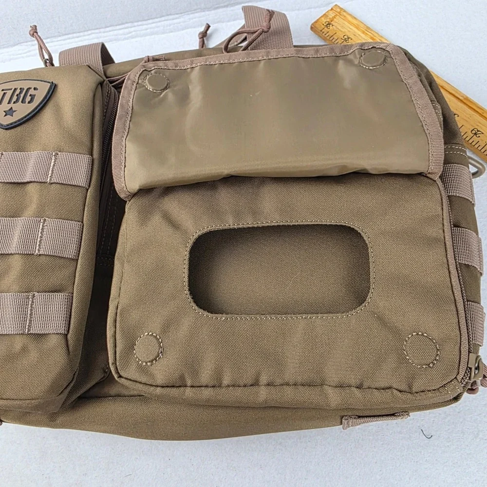 Tactical Baby Gear Deuce 2.0 Diaper Bag Coyote Brown MOLLE Messenger Bag TBG